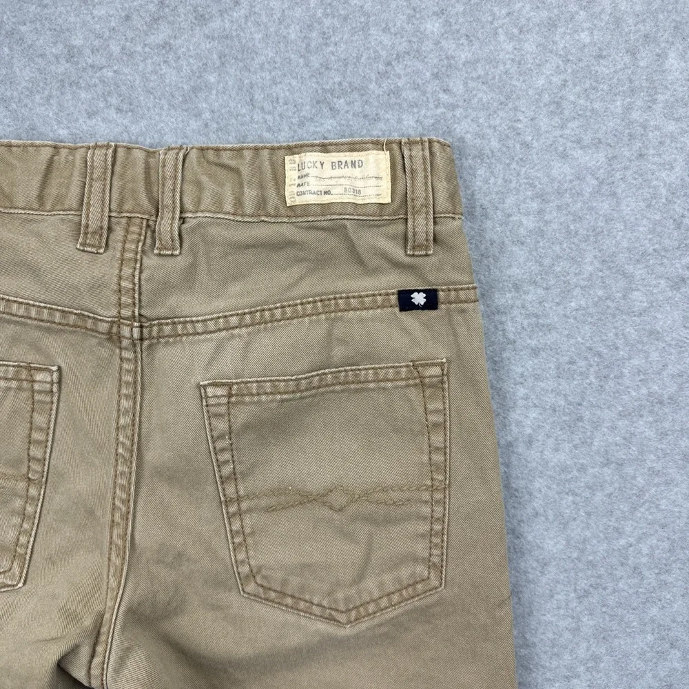 Lucky Brand Boys Khaki Jeans Size 8 - Picture 3 of 6